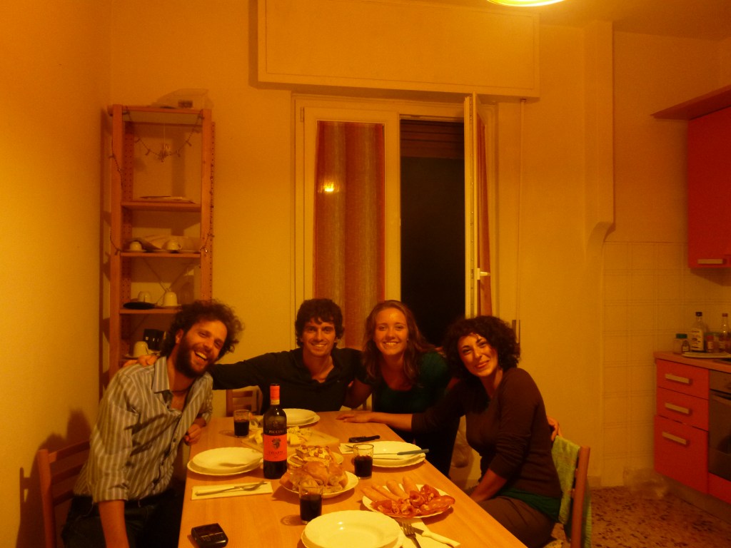 My hosts and I in Florence