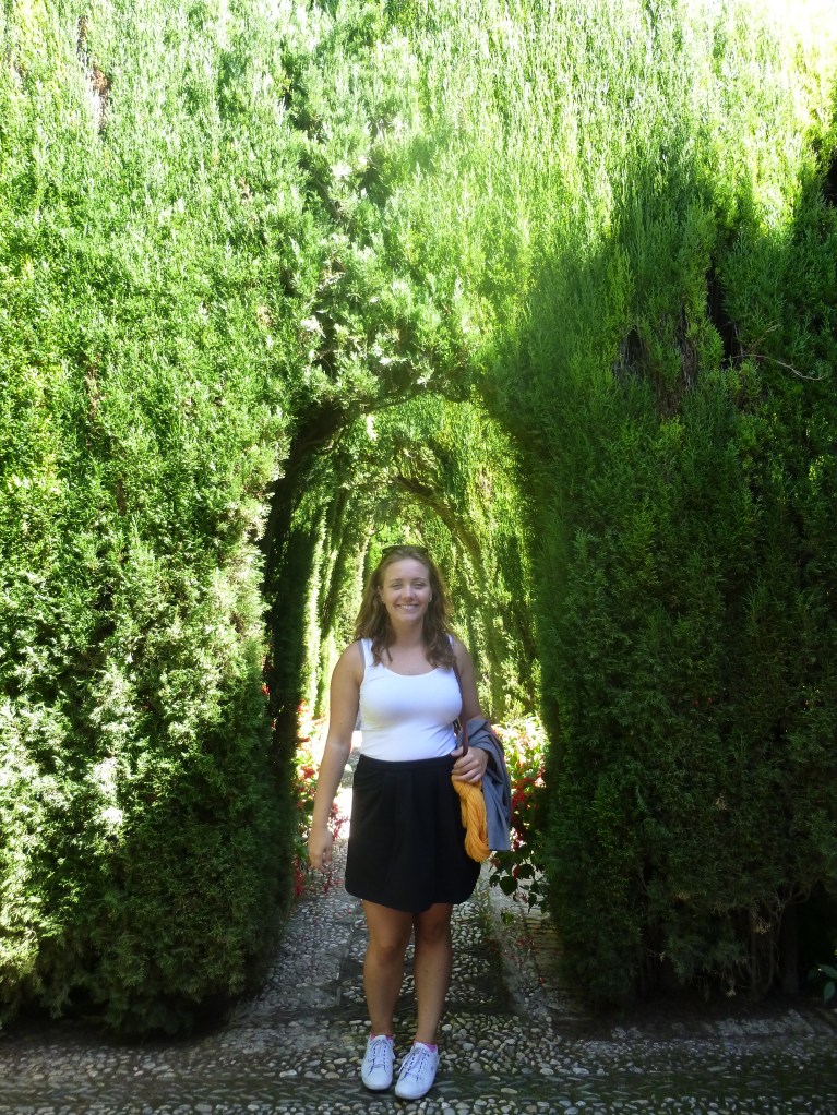 Me in the botanical gardens, Alhambra